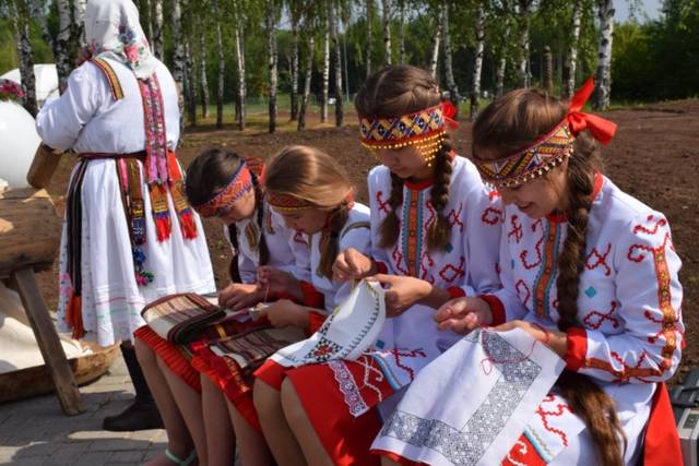 В этнокоплексе «Амазония» работала площадка «Быт чувашского народа»