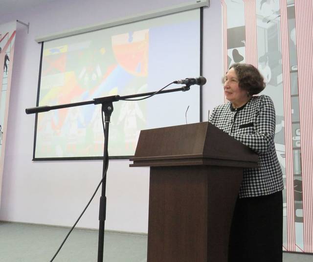 Антонина Мордвинова выступила на творческой встрече с народным художником Чувашии Праски Витти